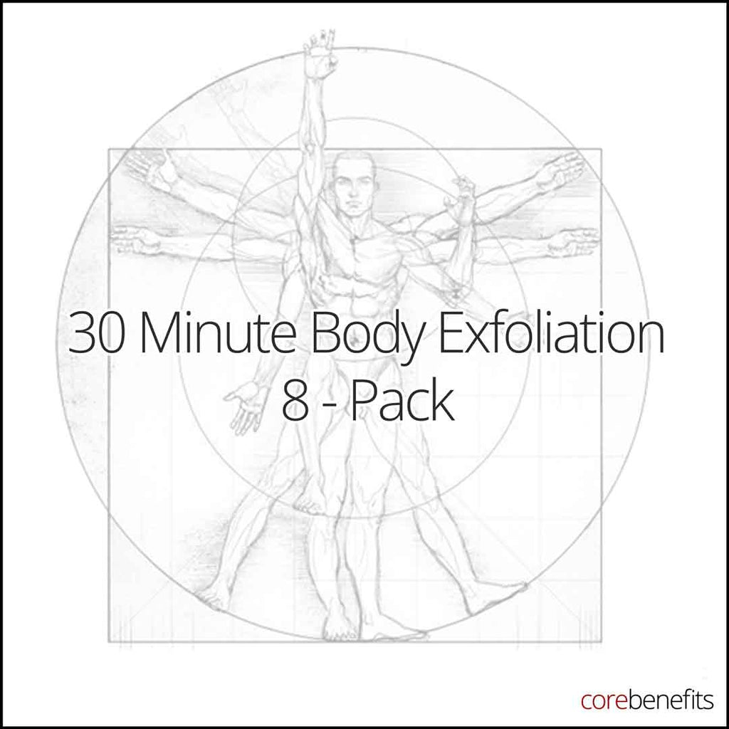 30 Minute Body Exfoliation Value 8 Pack - Core Benefits Toowoomba - 