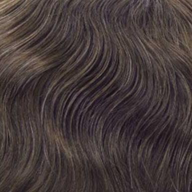 Men's hair system with 5% grey in dark brown