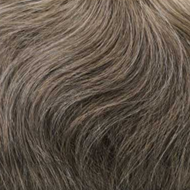 Men's Hair System, Men's Toupee, Men's Wig, Men's Hair Piece. Colour #620 Chestnut Brown blended with 20% grey. Locate Core Benefits Toowoomba